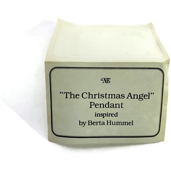 Christmas Angel Hummel First Christmas Pendant Necklace by Reed and Barton NEW - Picture 6 of 9